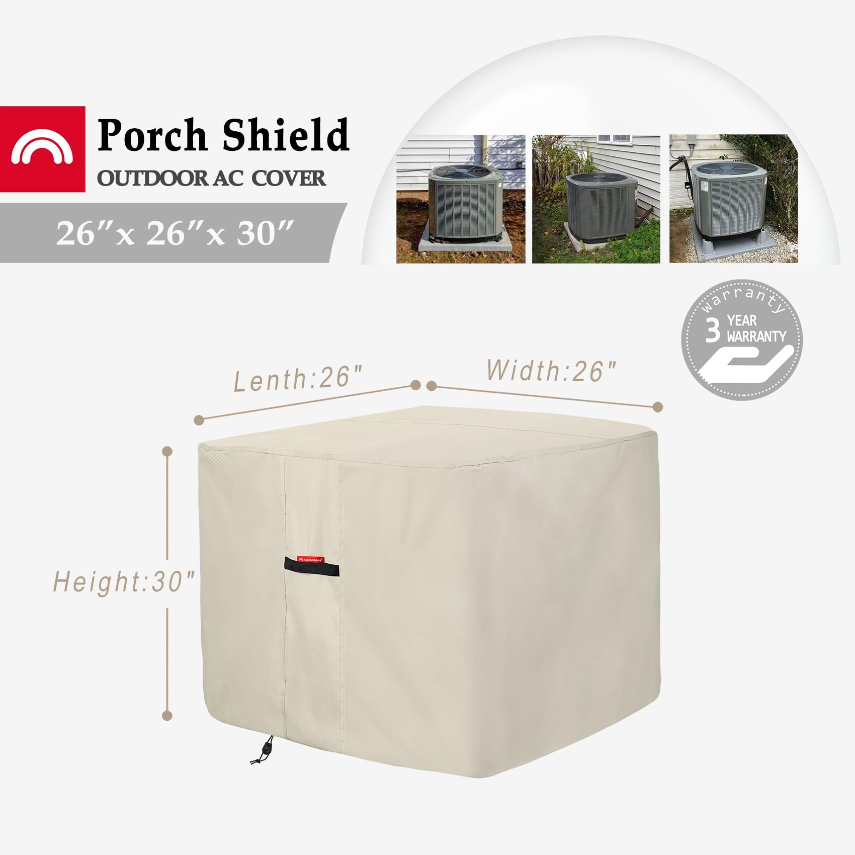 Porch Shield Air Conditioner Cover - Thumbnail 3