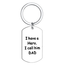 BESPMOSP Dad Keyring Father's Day Gifts Dad Gifts Daddy Keyring Dad Christmas Birthday Gifts from Daughter Son Dad Present Jewellery