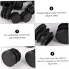 BIUDECO 50pcs Round Plastic Tubing Plugs End Caps for Chair