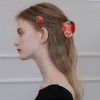 2 Pcs Strawberry Hair Claw Clips Acetate Hair Claw Fruit