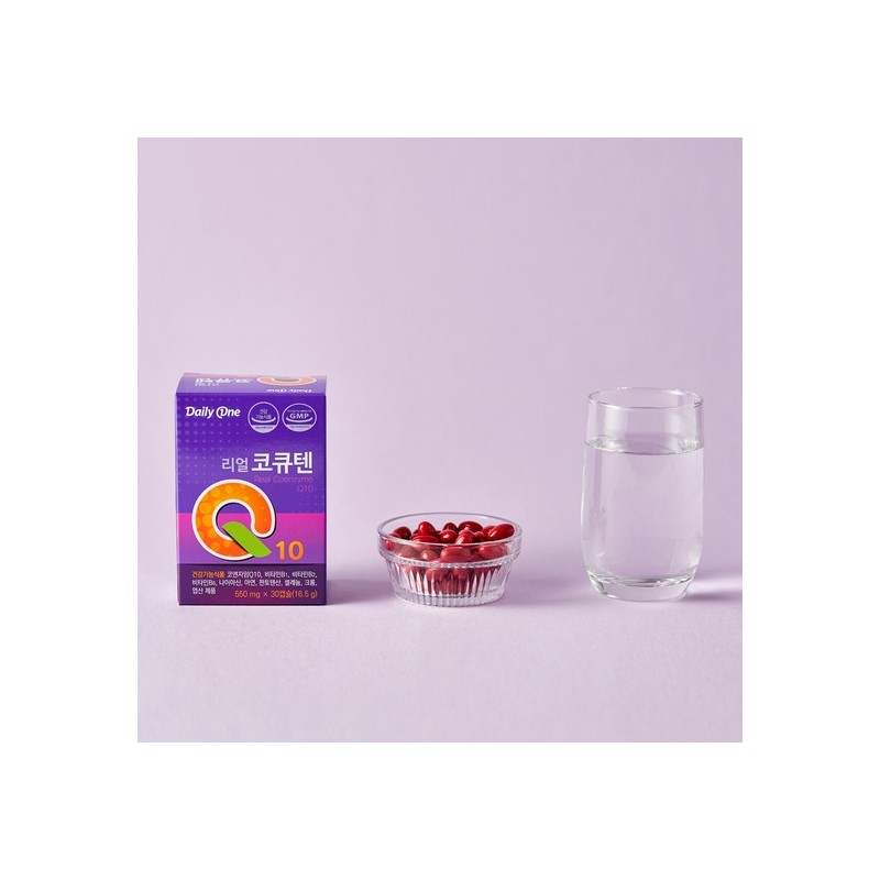 Daily One Real CoQ10 550mg x 30 Capsules 1 Bottle