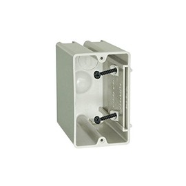ALLIED MOULDED SB-1 New and Old Work Adjustable Single Gang Electrical Box