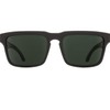 SPY Helm Sunglasses Soft Matte Black with Happy Lens Gray