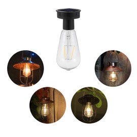 Solar Light Replacement Top with Bulb for Solar Lantern