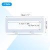 QUARKZMAN Pack of 4 3D Floating Display Case, 7.1 x