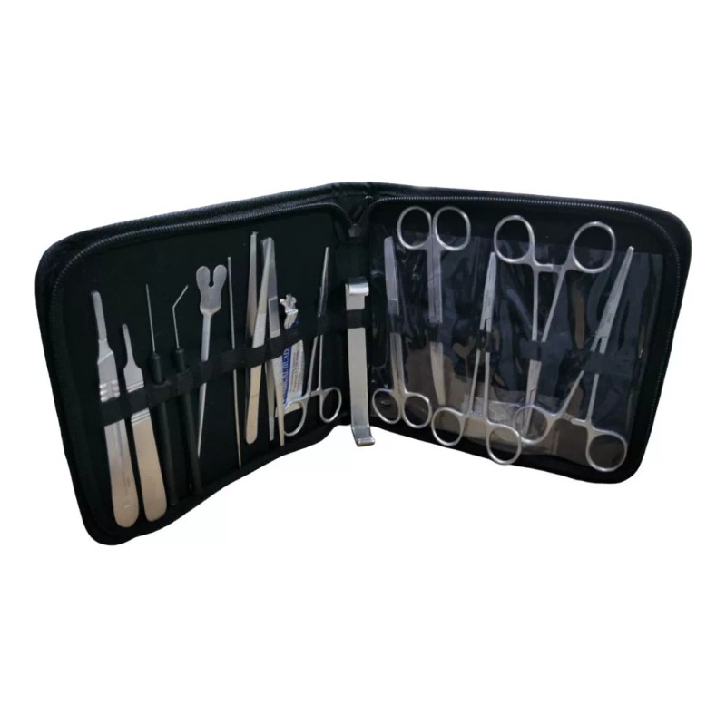 Guttek Estuche De Diseccion Acero Inoxidable 20 Piezas