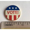 VOTE Lapel Pin Political Election Campaign American Flag Freedom Liberty