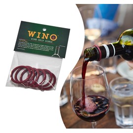 Wino Wine Drip Rings, Wine Collar, Wine Bottle Rings, Wine Drips, Wine Spills, Bar Accessories