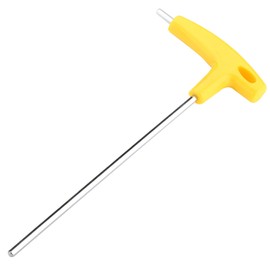 Utoolmart 4mm Metric 70# Steel T-Handle Hex Key Wrench Spanner 200mm Total Length