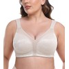 HACI Minimizer Bra for Women Support Plus Size Non Padded(Toffee,40DDD)