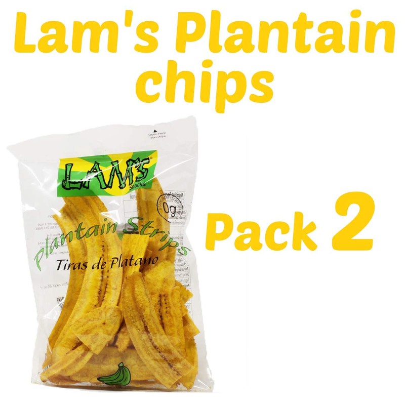 (pack of 02) Lam's Plantain Strips || Tiras de Platano