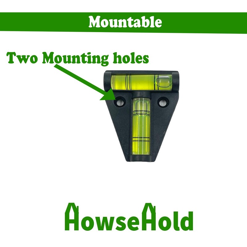 Caravan Spirit Level - 2 Way Bubble Leveling Device for