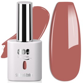 YTD Likomey Gel Nail Polish,15ml Oatmeal Light Brown UV Nails Gel,Fall Winter Salon Home DIY Nail Art Manicure and Pedicure Gel Varnish,CS463