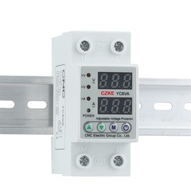 BIK YC6VA Household Din Rail Adjustable Digital Dual Display Limit Over Current Protector AC 230V 40A 63A(40A)
