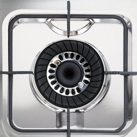 Angoily 4pcs Square Gas Stove Burner Drip Pans Heavy Duty Heat Resistant Covers for Oil Splatter Prevention Compatible with Electric and Gas Range Easy to Clean Maintain