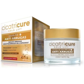 Cicatricure Crema Gold Lift Día – Resultados en 6 Semanas, Antiarrugas con Péptidos y Oro, Mejora Elasticidad, Estimula Colágeno, con Calcio, Silicio y FPS 30, Crema Facial. Tarro con 50g
