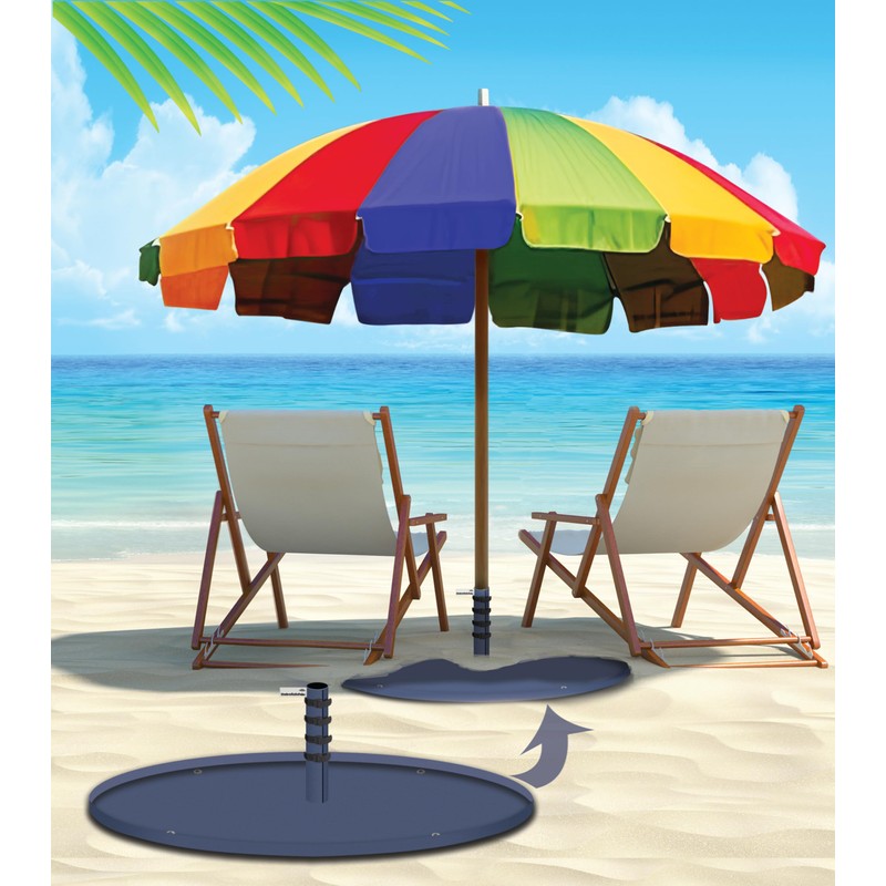 UmbrellaSafe Beach Umbrella Anchor, No Digging, No Tools, No Hassle