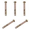 Leliafleury M6*80 Expansion Screw Bolts 5Pcs Carbon Steel Anchor Bolts