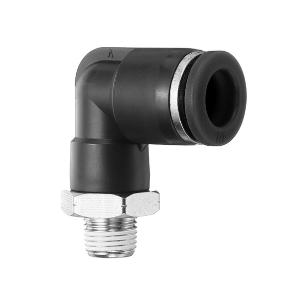 HARFINGTON Push to Connect Fittings Male Elbow 3/8 Inch Tube