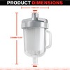Swimables Heavy Duty Inline Pool Leaf Canister - Compatible with