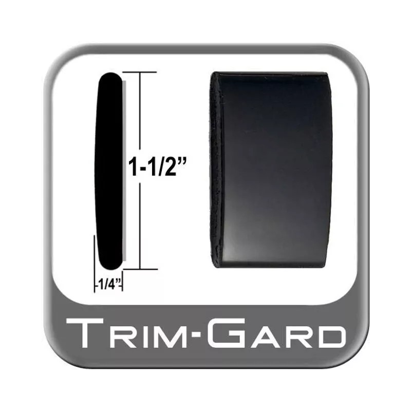 Trim Gard All Black 1 1/2" x 20' Universal Trim-Gard