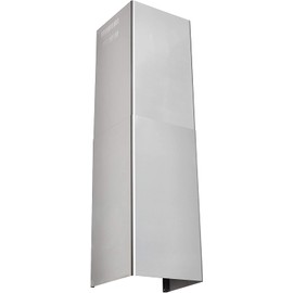 Stainless Steel Extension for Wall Mount Range Hood Durable Replacement Duct Ventilation Cover Up to 9 Feet Ceilings