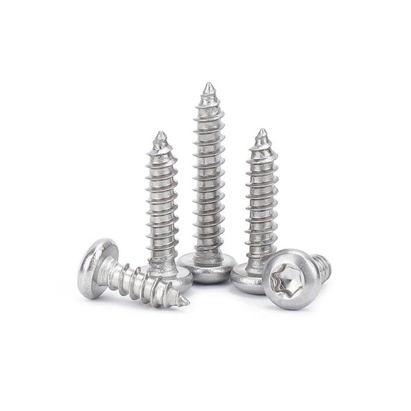 Qrity 50PCS M5x20mm Self Tapping Screw, Torx Pan Head Screws,