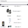 LAIFUNI Dimmable Under Cabinet Lighting, Color Temperature Changing LED Light