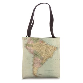 South America Vintage Map (1873) Tote Bag