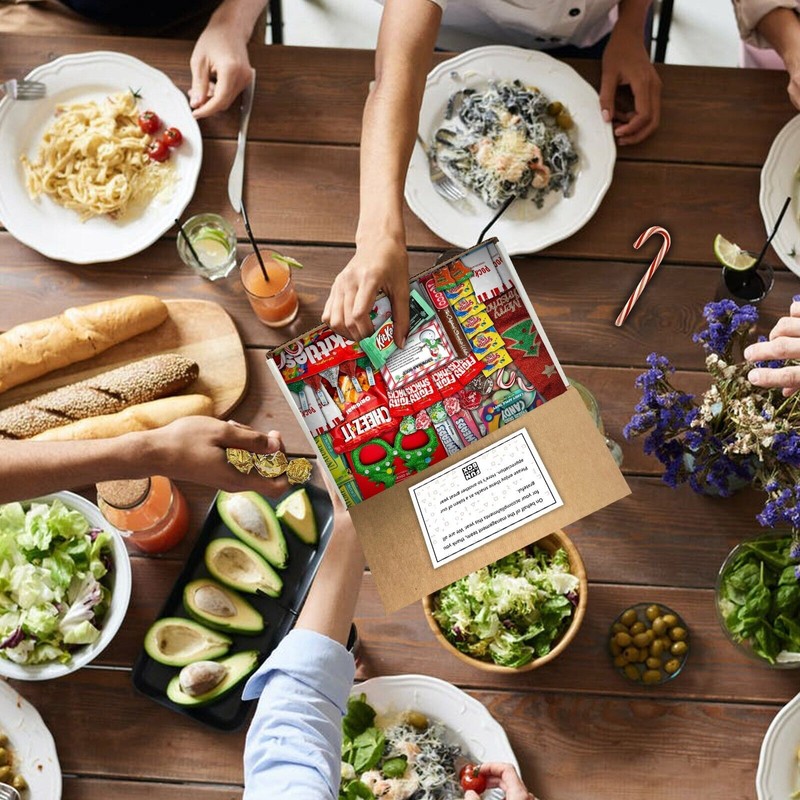 Fun Flavors Box Christmas Variety Pack Gift Basket Care Package