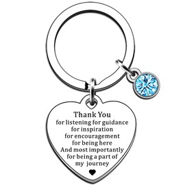 AMZQ Thank You Gift Appreciation Gift Thank You for Guidance Keyring Support Gifts Teacher Gifts Keychain