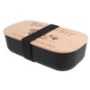 Spruchreif Plastic Lunch Box "Brotzeit" | Lunch Box with Engraving