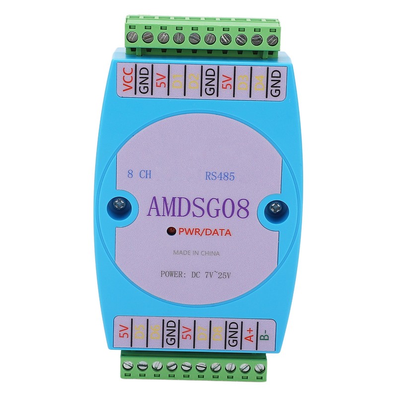 Temperature Data Acquisition Module 8CH Collection Logger RS485 DC7‑25V for