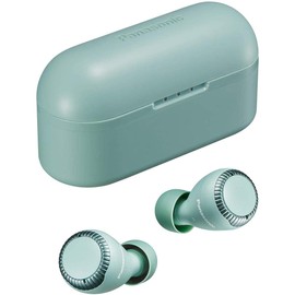 Panasonic True Wireless Earbuds | Bluetooth Earbuds|IPX4 Water Resistant | Small, Lightweight | Long Battery Life, Alexa Compatible | RZ-S300W (Green)