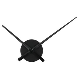 PATIKIL Clock Mechanism Replacement, 1Set Clock Mechanism Long Hands 12" 3D Clock Hands Large DIY Wall Clock 6mm Movement Shaft Motor Repair Parts Quartz Aluminium Kits Round, Black