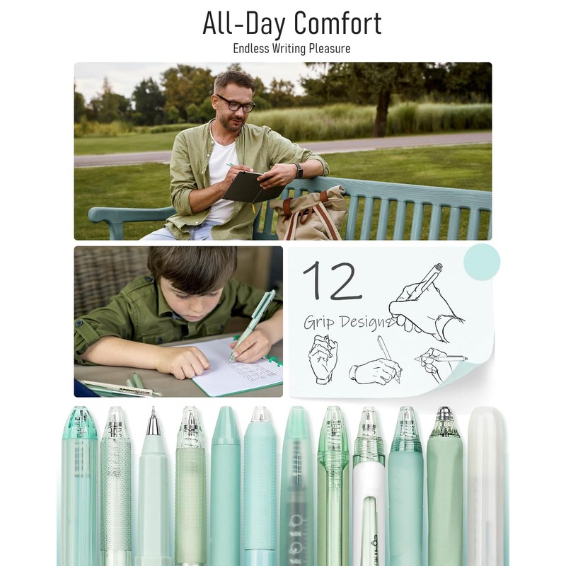 Four Candies 12Pack Pastel Gel Ink Pen Set, 11 Pack