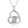 Fryneauy Cow Necklace for Women 925 Sterling Silver Cow Pendant