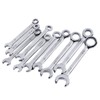 10PCS Mini Combination Wrench Set Steel Inch Open End Small