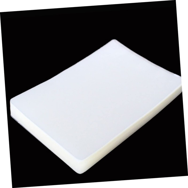 SEWACC 100pcs Thermal Laminating Sheets Clear Photo Sealer Film for