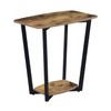 Convenience Concepts Graystone End/Side/Nesting Tables, Barnwood/Black