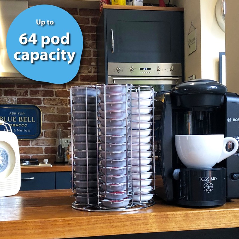 Tassimo Pods Holder - Large Capacity Coffee Pod Holder -