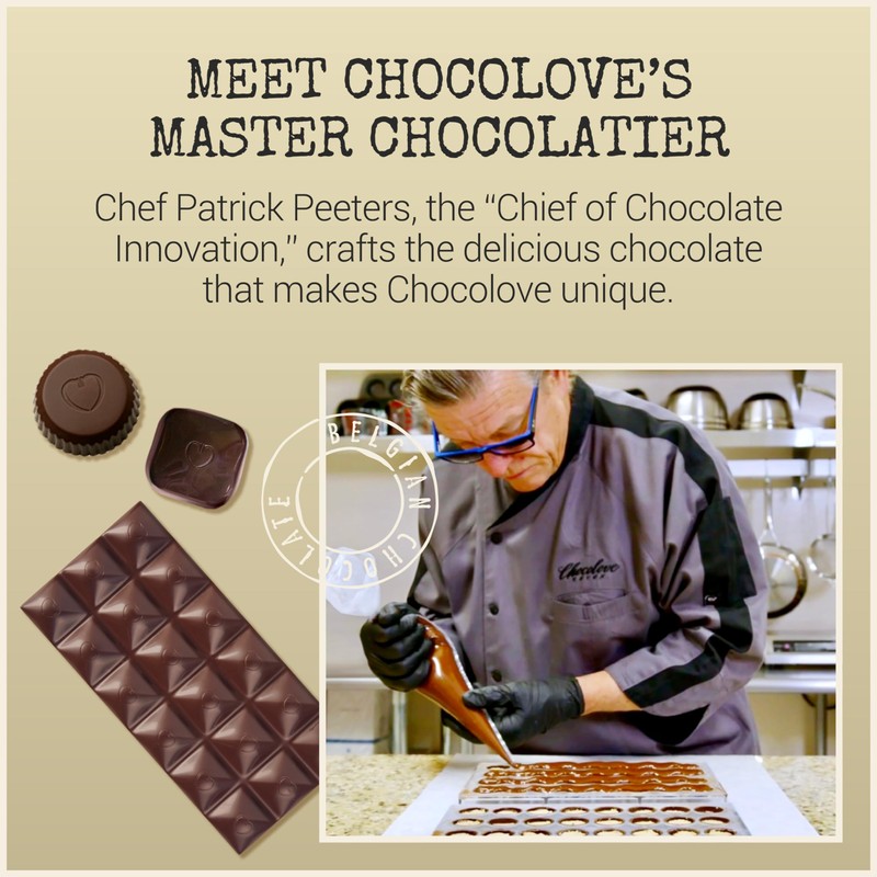 Chocolove Creamy Milk Chocolate Bars | 33% Cocoa | Crafted