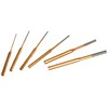 BGS 1655 Pin Punch Set, Gold/Silver/Black, 3-10 x 200 mm