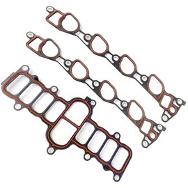 Engine Intake Manifold Gasket sets Compatible with 1997-1999 for Ford E-150 Econoline 4.6L;1997-1999 for Ford E-150 Econoline 5.4L OE MS92188