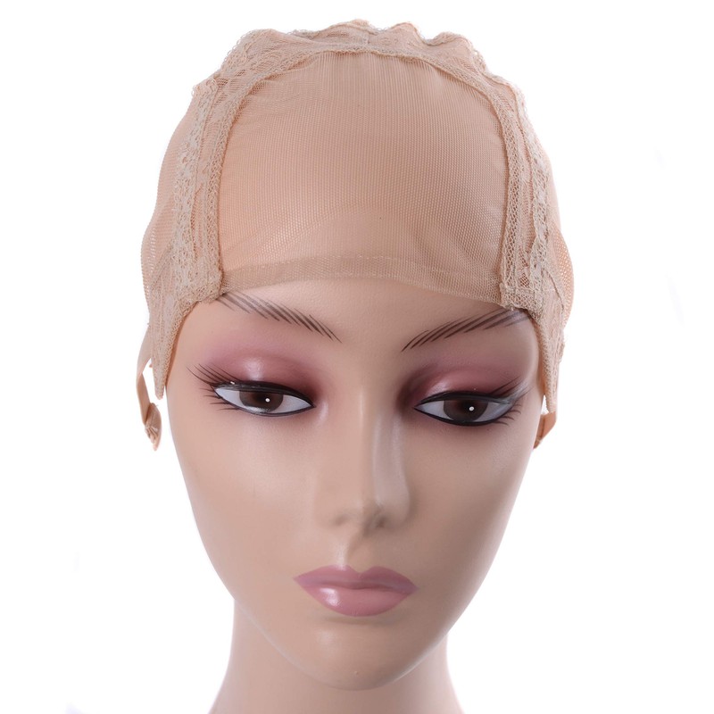 YANTAISIYU 4X4 Inch U Part Swiss Lace Wig Cap for