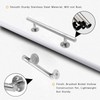 SELUXU Stainless Steel Furniture Drawer Pulls Cupboard Knobs Brushed Nickel