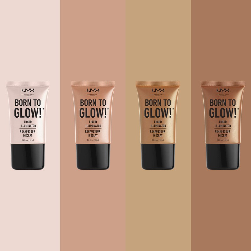 NYX Professional Makeup Born to Glow Liquid Illuminator, Liquid Shimmer