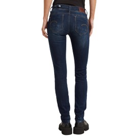 Midge Saddle Mid Rise Straight Fit Jeans, Dark Aged, 25W x 32L