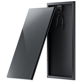 STAR 100 Watt Solar Panels, 12/24V Solar Panel with Full-Screen Design & Maintenance-Free, 25% High-Efficiency Monocrystalline, Reliable Power for RV, Marine, Roof, Home, and Off-Grid Applications