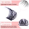 Lash Clusters DIY Eyelash Extensions, 72 Pcs Individual Lashes Cluster